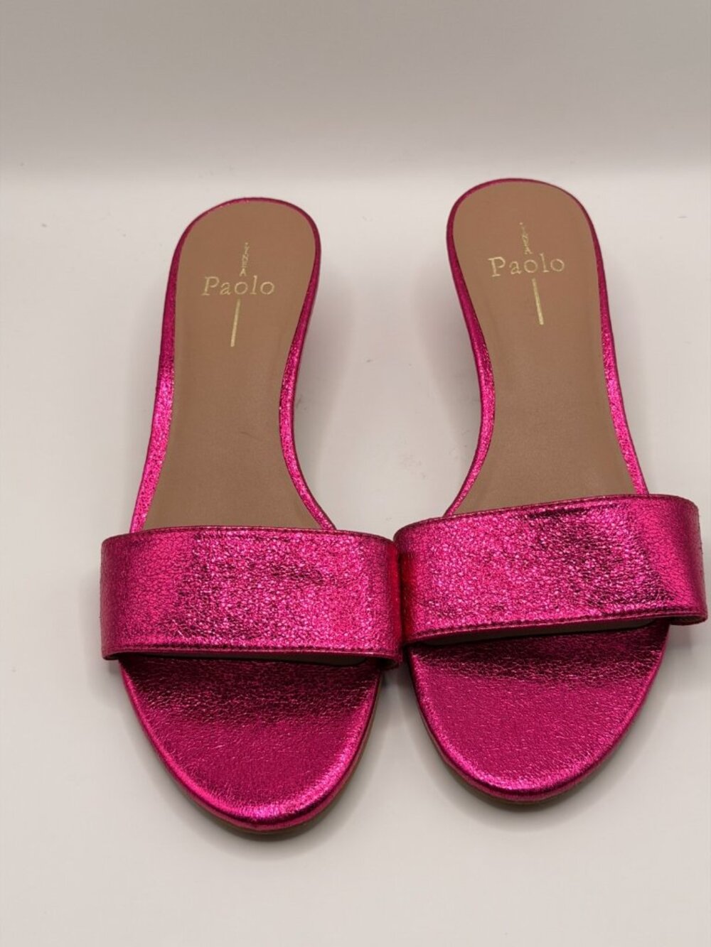 LINEA PAOLO Womens Ilia Kitten Heel Sandal In Pink Sz 8 M - Picture 2 of 9